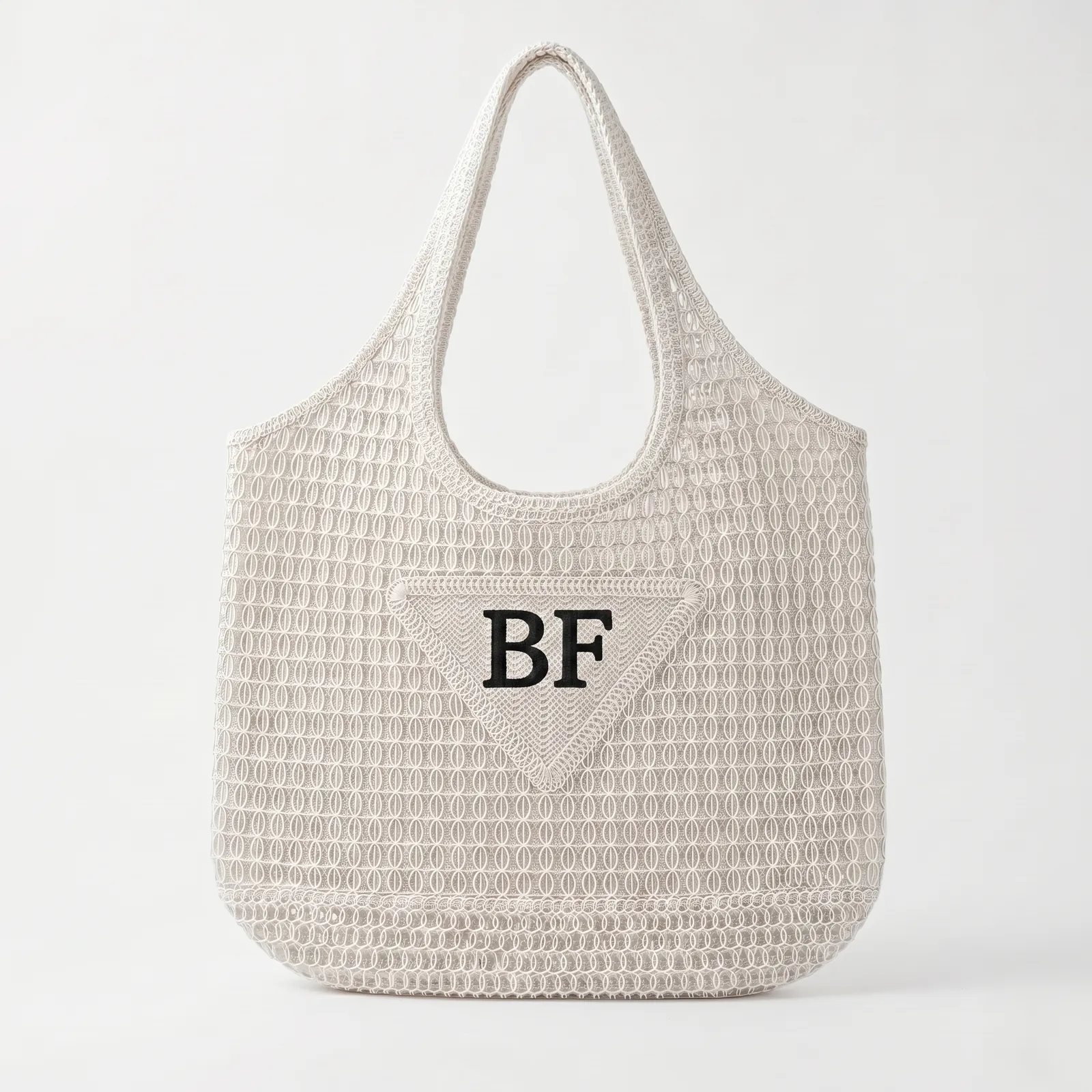 Bohemian Style Knitted Mesh Shoulder Bag